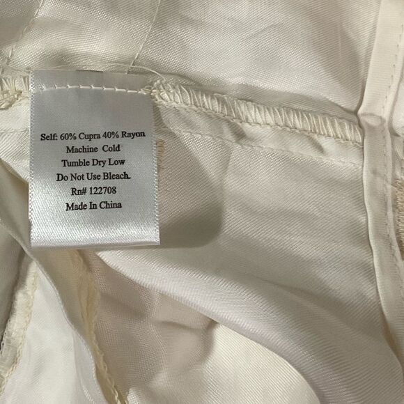 pete & greta Johnny Was Cargo Pants Size 2
NWOT - Ivory Off White Silky Bottoms - Picture 9 of 14